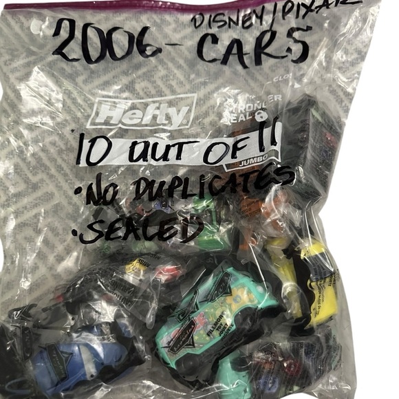 McDonald's Other - Disney Pixar Cars 2006 McDonald's Toy Set Lot of 10 Sealed Collectibles